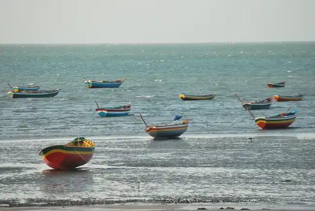 Vila praiana charmosa de Barra Grande no litoral do Piauí com mar cristalino e coqueirais